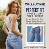 imageWallFlower Luscious Curvy 235 MidRise Cropped Jeans for Women Insta Stretch Denim Juniors JeansBasil