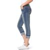 imageWallFlower Luscious Curvy 235 MidRise Cropped Jeans for Women Insta Stretch Denim Juniors JeansBasil