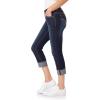 imageWallFlower Luscious Curvy 235 MidRise Cropped Jeans for Women Insta Stretch Denim Juniors JeansBetsy