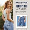 imageWallFlower Luscious Curvy 235 MidRise Cropped Jeans for Women Insta Stretch Denim Juniors JeansBetsy