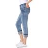 imageWallFlower Luscious Curvy 235 MidRise Cropped Jeans for Women Insta Stretch Denim Juniors JeansKate