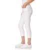 imageWallFlower Luscious Curvy 235 MidRise Cropped Jeans for Women Insta Stretch Denim Juniors JeansWhite