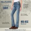 imageWallFlower Luscious Curvy Bootcut Jeans for Women MidRise Insta Stretch Denim Size Inclusive Juniors Jeans Sizes 0 to 24Basil