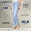 imageWallFlower Luscious Curvy Bootcut Jeans for Women MidRise Insta Stretch Denim Size Inclusive Juniors Jeans Sizes 0 to 24Gracelyn