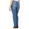imageWallFlower Luscious Curvy Bootcut Jeans for Women MidRise Insta Stretch Denim Size Inclusive Juniors Jeans Sizes 0 to 24Jenna