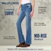 imageWallFlower Luscious Curvy Bootcut Jeans for Women MidRise Insta Stretch Denim Size Inclusive Juniors Jeans Sizes 0 to 24Jenny