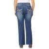 imageWallFlower Luscious Curvy Bootcut Jeans for Women MidRise Insta Stretch Denim Size Inclusive Juniors Jeans Sizes 0 to 24Katy