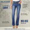 imageWallFlower Luscious Curvy Bootcut Jeans for Women MidRise Insta Stretch Denim Size Inclusive Juniors Jeans Sizes 0 to 24Trixie