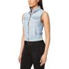 imageWallFlower Womens Dreamer Denim Vest Insta Stretch JuniorsBlue