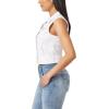 imageWallFlower Womens Dreamer Denim Vest Insta Stretch JuniorsWhite