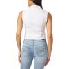 imageWallFlower Womens Dreamer Denim Vest Insta Stretch JuniorsWhite