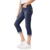 imageWallFlower Womens Flirty Curvy Crop Jeans High Rise Insta Stretch Denim 235Inch Inseam Sizes 0  24Alani