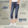 imageWallFlower Womens Flirty Curvy Crop Jeans High Rise Insta Stretch Denim 235Inch Inseam Sizes 0  24Alani