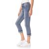 imageWallFlower Womens Flirty Curvy Crop Jeans High Rise Insta Stretch Denim 235Inch Inseam Sizes 0  24Cosmic