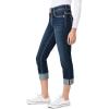 imageWallFlower Womens Flirty Curvy Crop Jeans High Rise Insta Stretch Denim 235Inch Inseam Sizes 0  24Evan