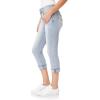 imageWallFlower Womens Flirty Curvy Crop Jeans High Rise Insta Stretch Denim 235Inch Inseam Sizes 0  24Keira