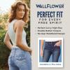 imageWallFlower Womens Flirty Curvy Crop Jeans High Rise Insta Stretch Denim 235Inch Inseam Sizes 0  24Paradise