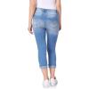 imageWallFlower Womens Flirty Curvy Crop Jeans High Rise Insta Stretch Denim 235Inch Inseam Sizes 0  24Xander