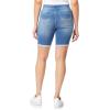 imageWallFlower Womens Pull On Bermuda Denim Shorts 9quot HighRise Insta Soft JuniorsAmal