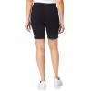imageWallFlower Womens Pull On Bermuda Denim Shorts 9quot HighRise Insta Soft JuniorsNoir