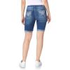 imageWallFlower Womens Standard and Plus Luscious Curvy 9inch MidRise Bermuda Shorts9 Cedar Bling Bermuda