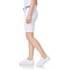imageWallFlower Womens Standard and Plus Luscious Curvy 9inch MidRise Bermuda Shorts9 White Belted Bermuda