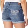 imageWallFlower Womens Standard and Plus Luscious Curvy 9inch MidRise Bermuda ShortsCedar Bling Short