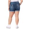 imageWallFlower Womens Standard and Plus Luscious Curvy 9inch MidRise Bermuda ShortsClarke Bling Short