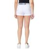 imageWallFlower Womens Standard and Plus Luscious Curvy 9inch MidRise Bermuda ShortsWhite Belted Short