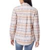 imageWallFlower Womens Taylor Essential French Terry Boyfriend Fleece Spring Summer and Fall Light Shacket JacketsBeige Grey Aztec