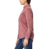 imageWallFlower Womens Taylor Essential French Terry Boyfriend Fleece Spring Summer and Fall Light Shacket JacketsDark Red