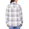 imageWallFlower Womens Taylor Polar Cozy Fleece Boyfriend Trendy Spring Summer and Fall Light Shacket JacketsGrisaille
