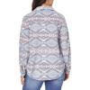 imageWallFlower Womens Taylor Polar Cozy Fleece Boyfriend Trendy Spring Summer and Fall Light Shacket JacketsTradewinds