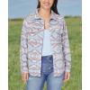 imageWallFlower Womens Taylor Polar Cozy Fleece Boyfriend Trendy Spring Summer and Fall Light Shacket JacketsTradewinds