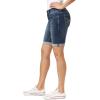 imageWallFlower Womens Ultra Denim Bermuda Shorts 9quot MidRise Insta Soft Juniors Available in Plus SizesAurora