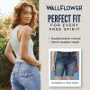 imageWallFlower Womens Ultra Denim Bermuda Shorts 9quot MidRise Insta Soft Juniors Available in Plus SizesAurora