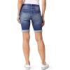 imageWallFlower Womens Ultra Denim Bermuda Shorts 9quot MidRise Insta Soft Juniors Available in Plus SizesKeely