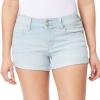 imageWallFlower Womens Ultra Denim Shorts MidRise Insta Soft Juniors Standard and PlusReya