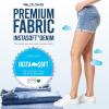 imageWallFlower Womens Ultra Denim Shorts MidRise Insta Soft Juniors Standard and PlusReya