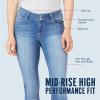 imageWallFlower Womens Ultra Skinny MidRise Insta Soft Juniors Jeans Standard and PlusAmal Pure