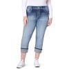 imageWallFlower Luscious Curvy 235 MidRise Cropped Jeans for Women Insta Stretch Denim Juniors JeansKate