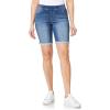 imageWallFlower Womens Pull On Bermuda Denim Shorts 9quot HighRise Insta Soft JuniorsHayden