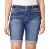imageWallFlower Womens Standard and Plus Luscious Curvy 9inch MidRise Bermuda Shorts9 Jenna Bermuda