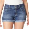 imageWallFlower Womens Standard and Plus Luscious Curvy 9inch MidRise Bermuda ShortsCedar Bling Short