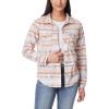 imageWallFlower Womens Taylor Polar Cozy Fleece Boyfriend Trendy Spring Summer and Fall Light Shacket JacketsDoeskin