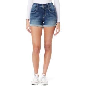 imageWallFlower Jeans Sassy Denim Shorts for Women HighRise Insta Soft Juniors Standard and Plus Sizes 0 to 24Aurora