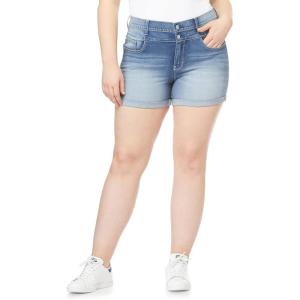 imageWallFlower Jeans Sassy Denim Shorts for Women HighRise Insta Soft Juniors Standard and Plus Sizes 0 to 24Mel