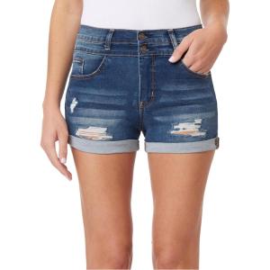 imageWallFlower Jeans Sassy Denim Shorts for Women HighRise Insta Soft Juniors Standard and Plus Sizes 0 to 24Paris