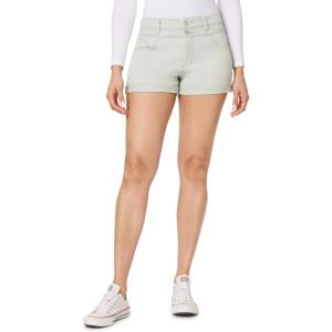 imageWallFlower Jeans Sassy Denim Shorts for Women HighRise Insta Soft Juniors Standard and Plus Sizes 0 to 24Sea Sage