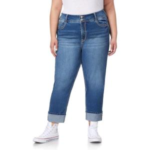 imageWallFlower Luscious Curvy 235 MidRise Cropped Jeans for Women Insta Stretch Denim Juniors JeansChristie